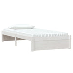 Sengeramme Hvit Heltre 90X200 Cm