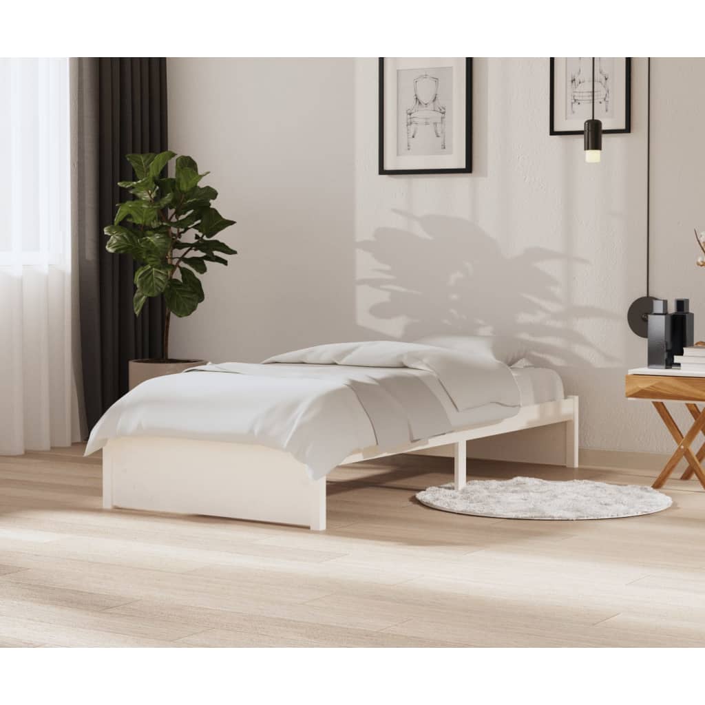 Sengeramme Hvit Heltre 90X200 Cm