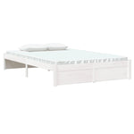 Sengeramme Hvit Heltre 120X200 Cm