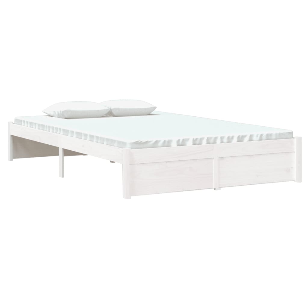 Sengeramme Hvit Heltre 120X200 Cm
