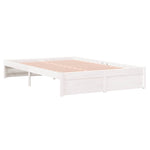 Sengeramme Hvit Heltre 120X200 Cm