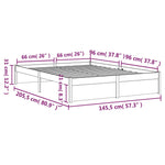 Sengeramme Heltre 140X200 Cm
