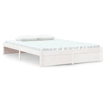 Sengeramme Hvit Heltre 140X200 Cm