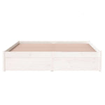 Sengeramme Hvit Heltre 140X200 Cm