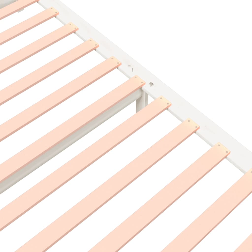 Sengeramme Hvit Heltre 140X200 Cm
