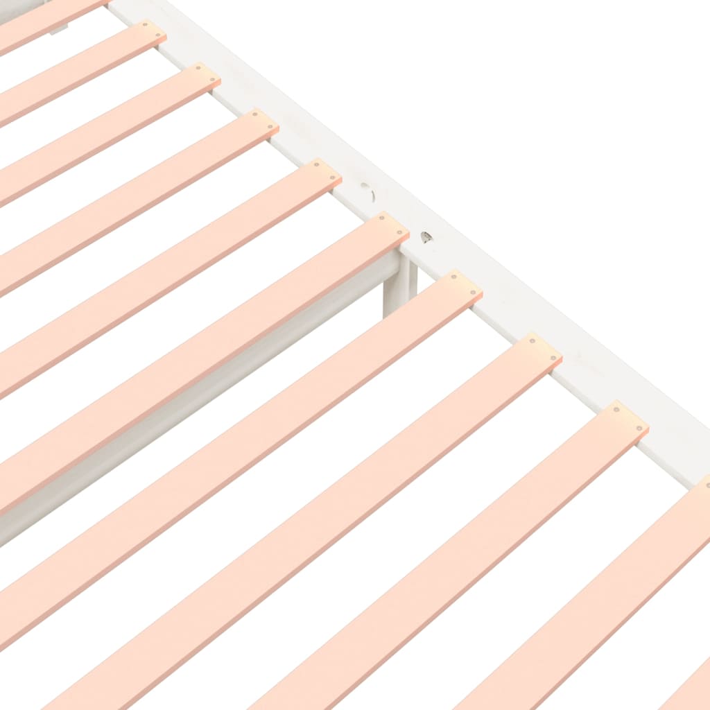 Sengeramme Hvit Heltre 160X200 Cm