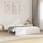 Sengeramme Hvit Heltre 140X200 Cm