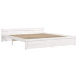 Sengeramme Hvit Heltre 180X200 Cm Super King