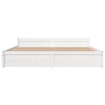 Sengeramme Hvit Heltre 180X200 Cm Super King
