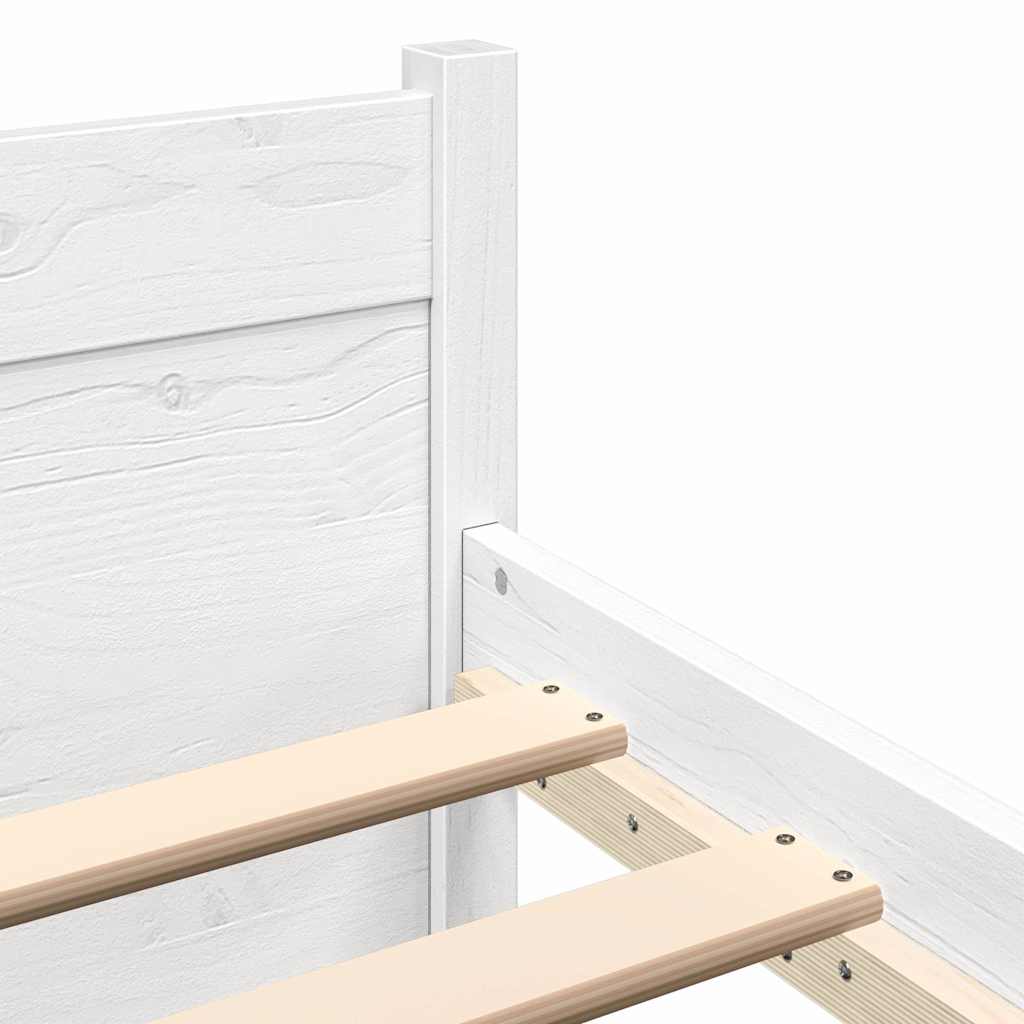 Sengeramme Hvit Heltre 180X200 Cm Super King