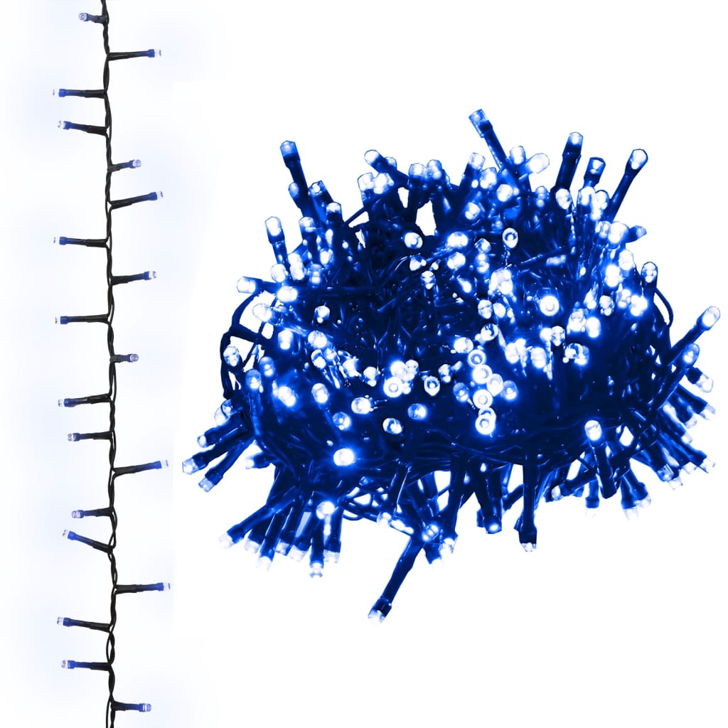 Led-Strenglys Med 3000 Lysdioder Blå 65 M Pvc