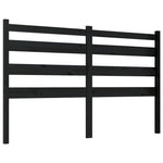 Sengegavl Svart 206X4X100 Cm Heltre Furu