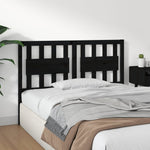 Sengegavl Svart 145,5X4X100 Cm Heltre Furu