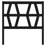 Sengegavl Svart 96X4X100 Cm Heltre Furu