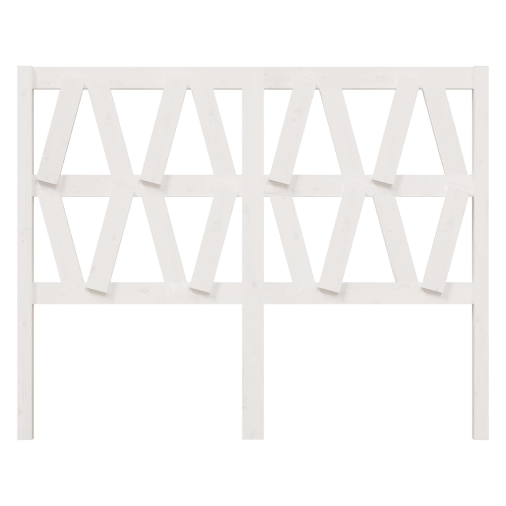 Sengegavl Hvit 126X4X100 Cm Heltre Furu