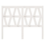 Sengegavl Hvit 126X4X100 Cm Heltre Furu