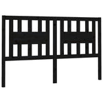 Sengegavl Svart 126X4X100 Cm Heltre Furu