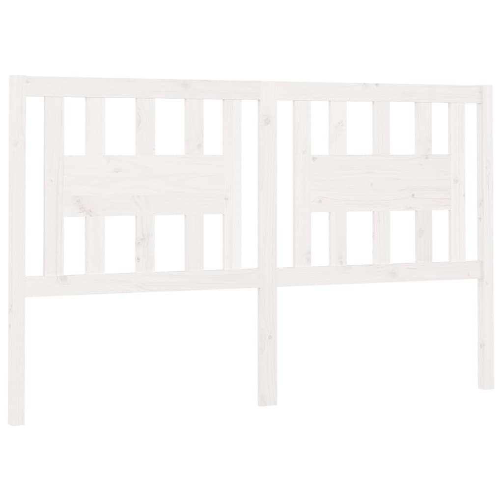 Sengegavl Hvit 206X4X100 Cm Heltre Furu