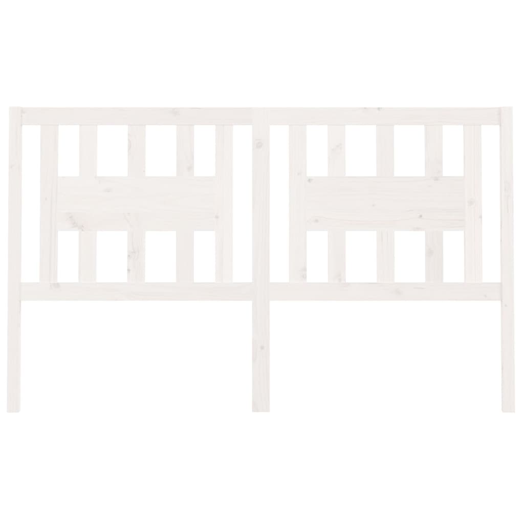 Sengegavl Hvit 206X4X100 Cm Heltre Furu