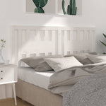 Sengegavl Hvit 206X4X100 Cm Heltre Furu