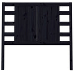 Sengegavl Svart 96X4X100 Cm Heltre Furu