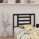 Sengegavl Svart 96X4X100 Cm Heltre Furu