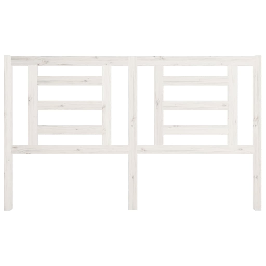 Sengegavl Hvit 166X4X100 Cm Heltre Furu