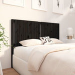 Sengegavl Svart 145,5X4X100 Cm Heltre Furu