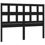 Sengegavl Svart 165,5X4X100 Cm Heltre Furu