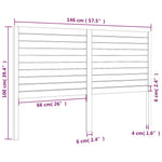 Sengegavl 146X4X100 Cm Heltre Furu