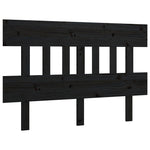 Sengegavl Svart 143,5X3X81 Cm Heltre Furu