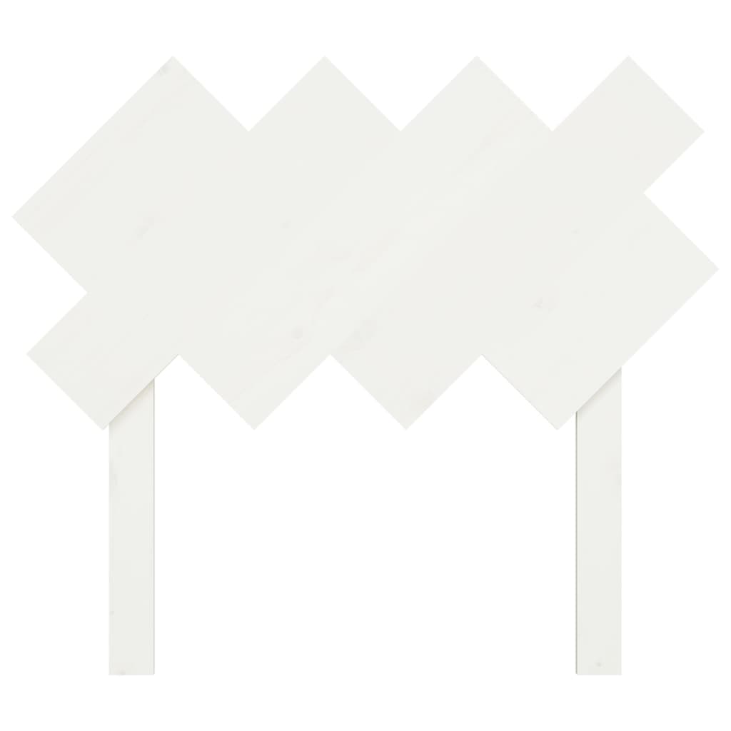 Sengegavl Hvit 92X3X81 Cm Heltre Furu