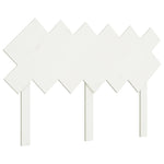 Sengegavl Hvit 122,5X3X80,5 Cm Heltre Furu