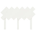 Sengegavl Hvit 122,5X3X80,5 Cm Heltre Furu