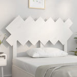 Sengegavl Hvit 122,5X3X80,5 Cm Heltre Furu