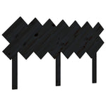 Sengegavl Svart 141X3X80,5 Cm Heltre Furu