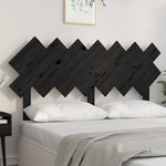 Sengegavl Svart 141X3X80,5 Cm Heltre Furu