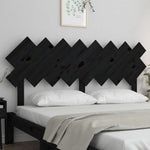 Sengegavl Svart 159,5X3X80,5 Cm Heltre Furu