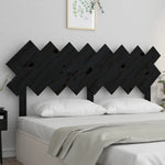 Sengegavl Svart 159,5X3X80,5 Cm Heltre Furu