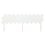 Sengegavl Hvit 196X3X80,5 Cm Heltre Furu