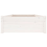 Sengeramme Med Skuffer Hvit 90X200 Cm