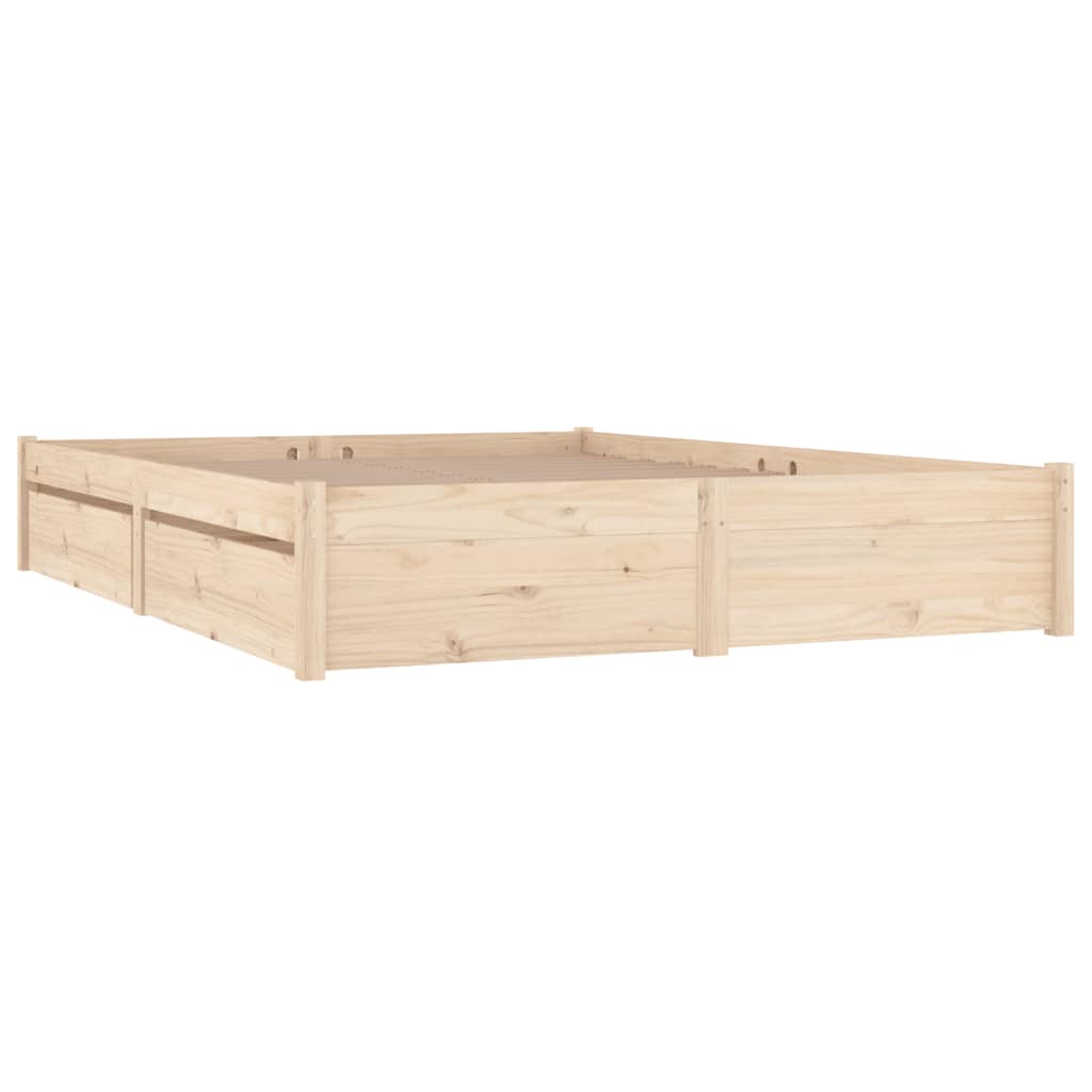 Sengeramme Uten Madrass Med Skuffer 120X200 Cm
