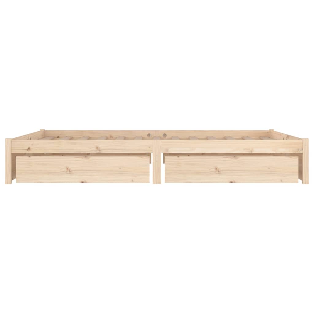 Sengeramme Uten Madrass Med Skuffer 120X200 Cm