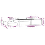 Sengeramme Uten Madrass Med Skuffer 120X200 Cm