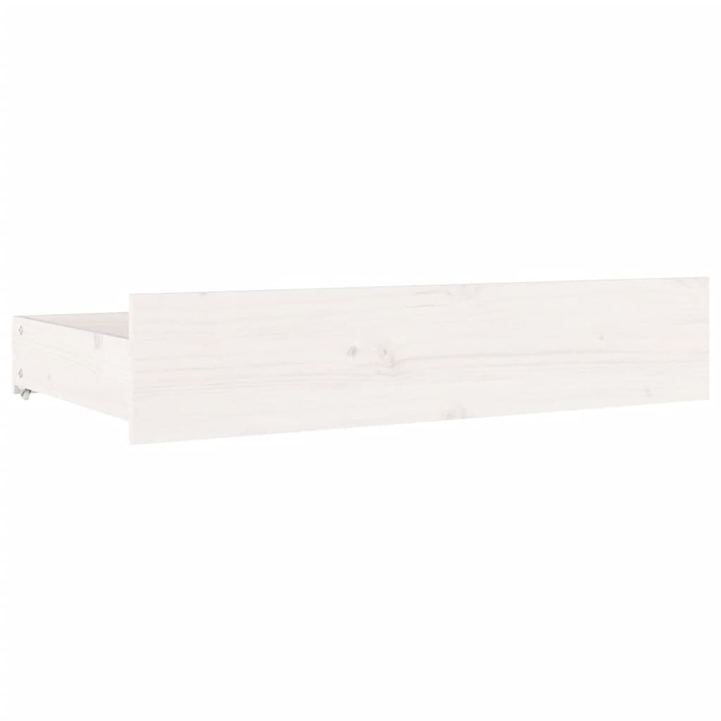 Sengeramme Med Skuffer Hvit 140X200 Cm
