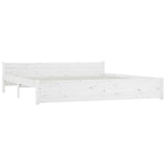 Sengeramme Med Skuffer Hvit 180X200 Cm Super King