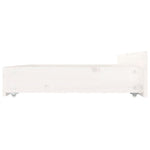 Sengeramme Med Skuffer Hvit 180X200 Cm Super King