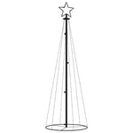 Juletre Kjegleformet Kaldhvit 108 Lysdioder 70X180 Cm