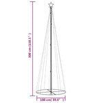 Juletre Kjegleformet Fargerik 310 Lysdioder 100X300 Cm