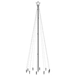 Juletre Med Bakkeplugg 310 Led Kaldhvit 300 Cm